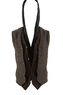 RNT23 Brown Hooded Vest thumbnail 2
