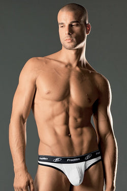 Freemen White C-Ring Mesh Thong thumbnail 1
