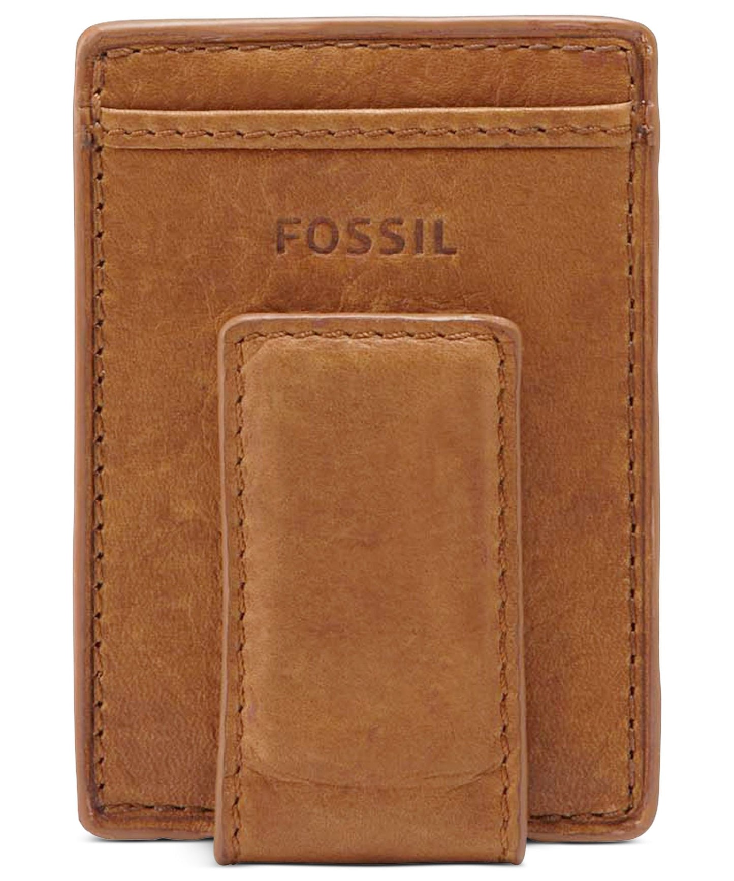 Fossil Ingram Magnetic Card Case Leather Wallet