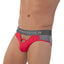 Mandies Grey/Red Suite Brief