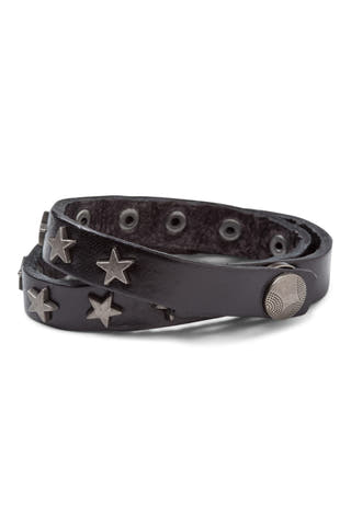 Smash Black Wrap Bracelet