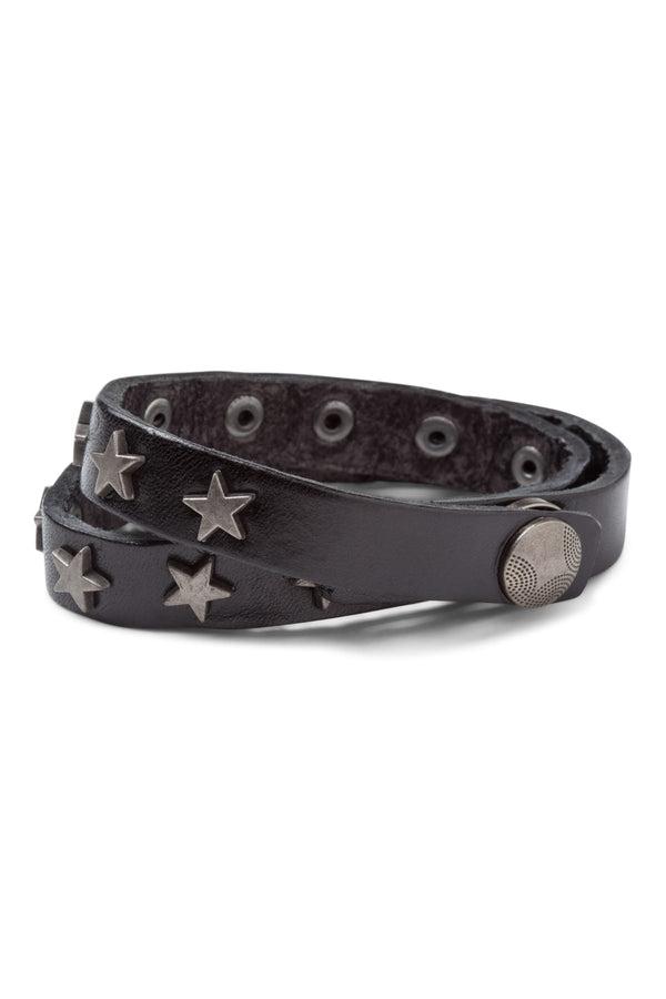 Smash Black Wrap Bracelet
