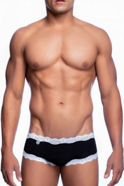 Male Basics Black Cheeky Brief thumbnail 2