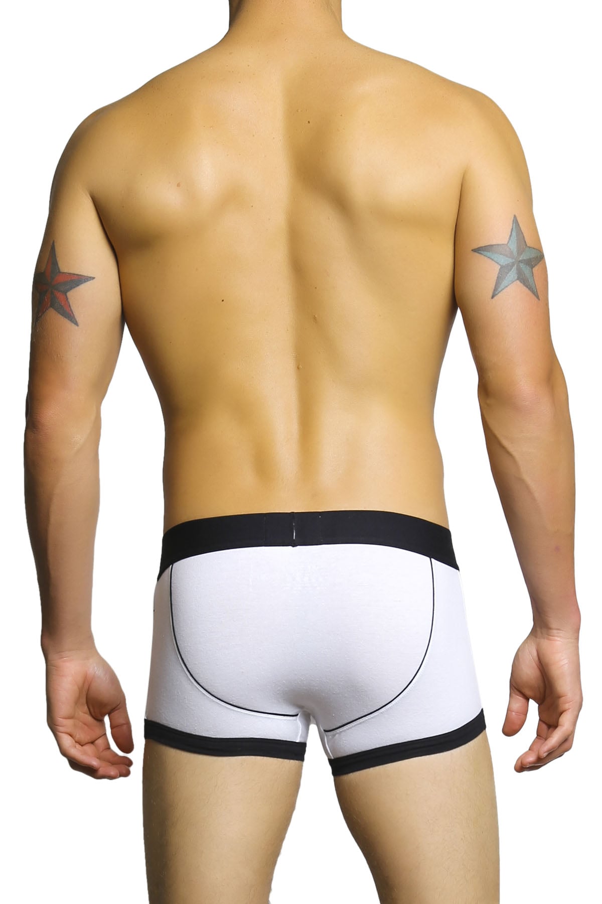 James Tudor White Half Fall Boxer