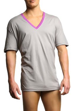 C-IN2 Winter Wheat Color Pop V-Neck thumbnail 1