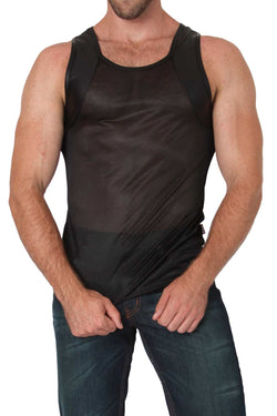 Timoteo Black Covert Harness Tank Top thumbnail 3