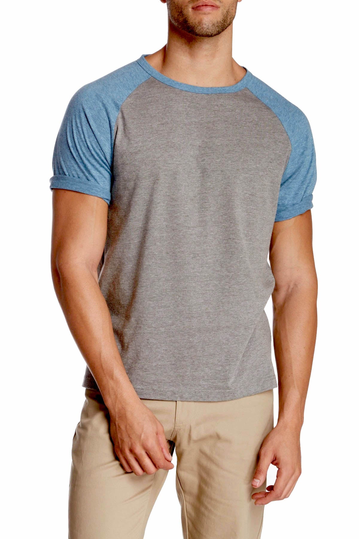 Oxymoron Grey & Blue Random Order Tee