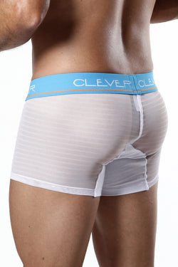 Clever White Mesh Stripe Boxer Brief thumbnail 3