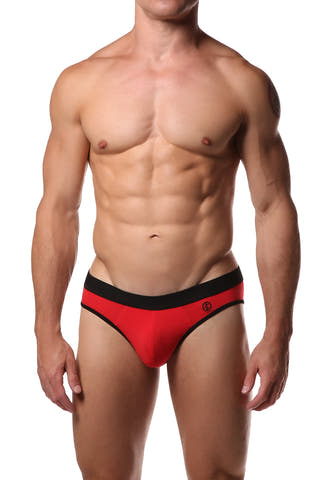 JustinCase Red Jock Brief
