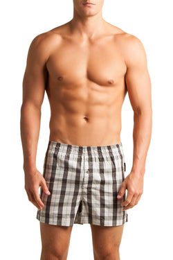 C-IN2 Graph Grey Woven Plaid Boxer thumbnail 1
