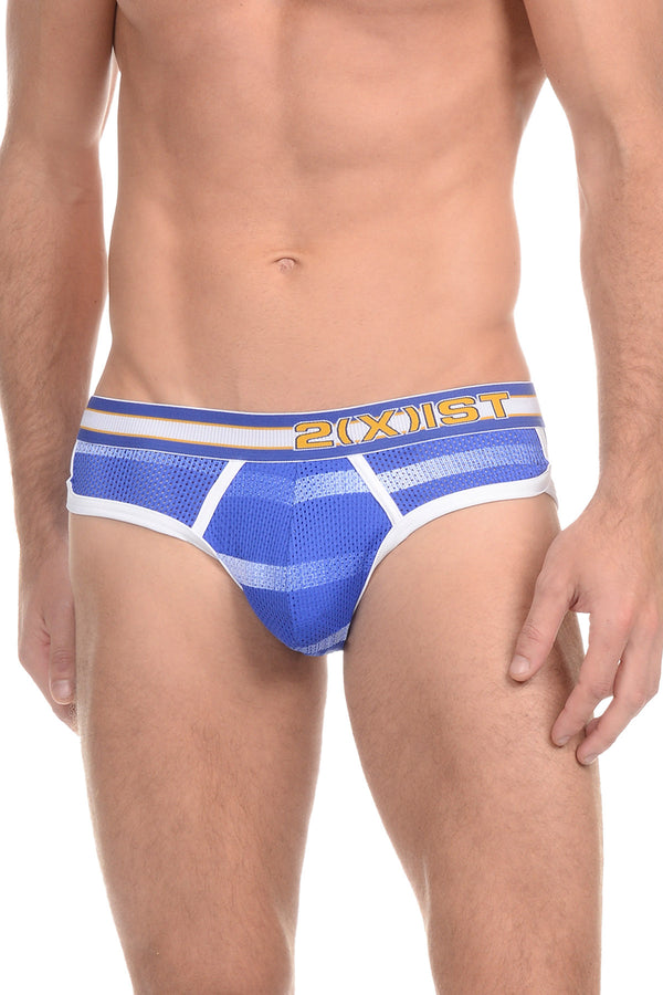 2(X)IST Colbat Blue Rugby No-Show Brief