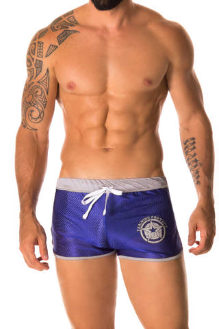 Jor Blue & Grey Layer Shorts