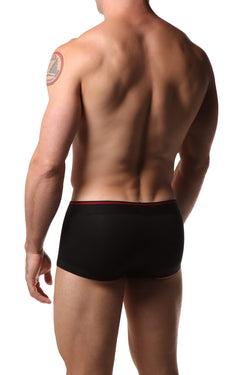 2-Pack Papi Red Stripes & Black Stretch Brazilian Trunks thumbnail 4