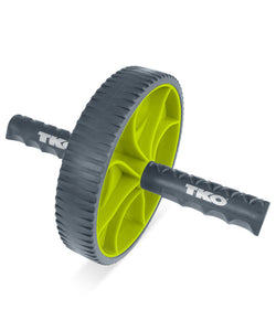 TKO Ab Wheel Exercise Roller Core Training Workout, Charcoal/Lime thumbnail 2