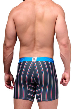 Xtremen Grey Classic Stripes Boxer Brief thumbnail 3