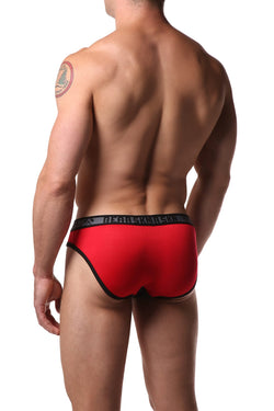 Bear Skn Red Standard Issue Bamboo Brief thumbnail 3
