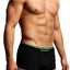 2-Pack Papi Black & Green Stripes Stretch Brazilian Trunks
