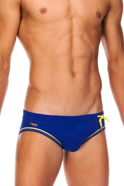 Tribe Electric Blue Arctic Lo Rise Swim Brief thumbnail 1