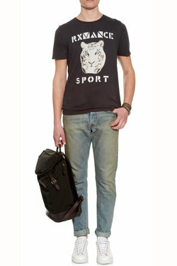Rxmance Unisex Black Tiger Crew T thumbnail 2