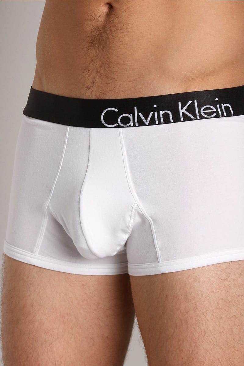 Calvin Klein White Bold Trunk