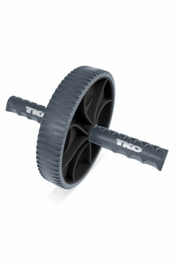 TKO Ab Wheel Exercise Roller Core Training Workout, Charcoal/Black thumbnail 1