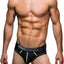 Marco Marco Black & Neon Yellow Stitched Brief