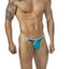 PPÜ Teal-Green/Gray Colorblock Thong