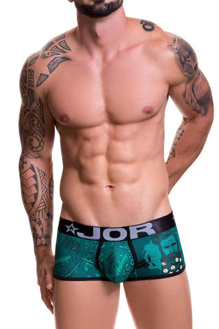 Jor Green Printed Brooklyn Boxer-Trunk