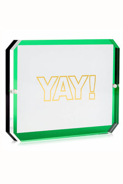 TwelveNYC Green 5x7 Acrylic Picture Frame thumbnail 1