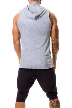 Jor Gray Stereo Hoodie Tank thumbnail 2