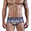 Clever Dark Blue Azteca Magic Piping Brief