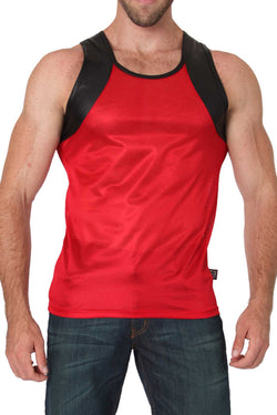 Timoteo Red Covert Harness Tank Top thumbnail 1