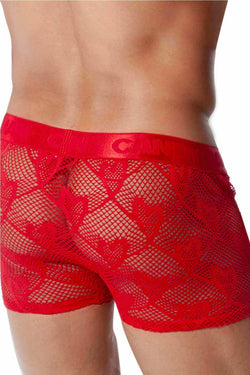 Candyman Red Fishnet Heart Boxer thumbnail 2