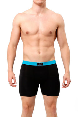 UNDZ Black & Turquoise Modal Boxer Brief thumbnail 1