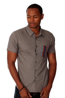 00 Nothing Grey Tribal Tim Button-Up thumbnail 2