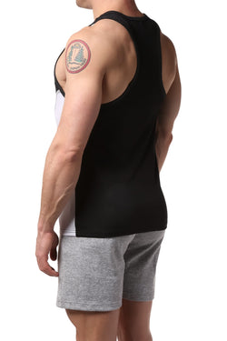 Freedom Reigns Black/White Flex Inset Tank thumbnail 2