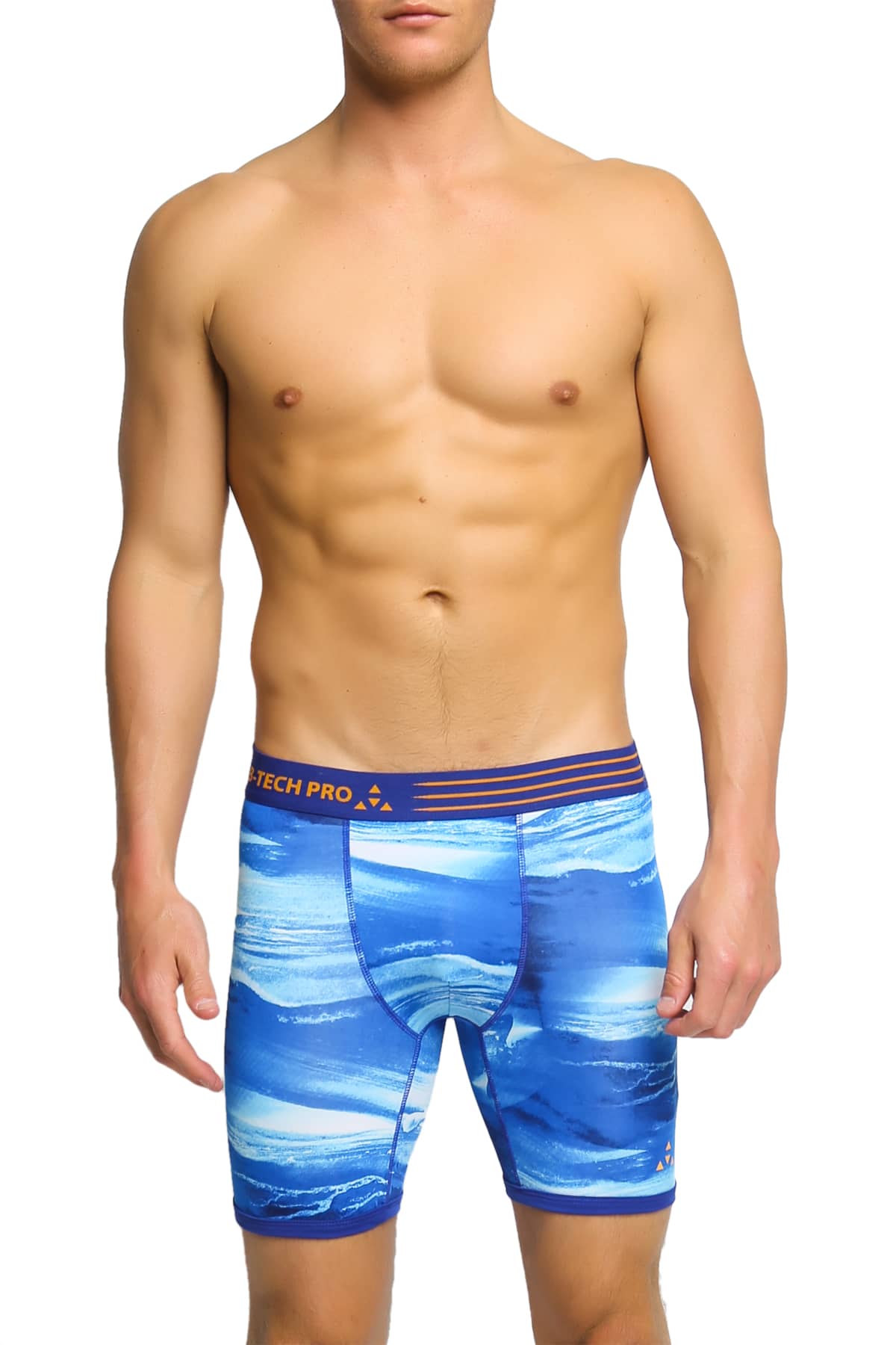 Balanced Tech Blue Performance Boxer Brief