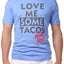 Spenglish Blue Love Tacos Tee