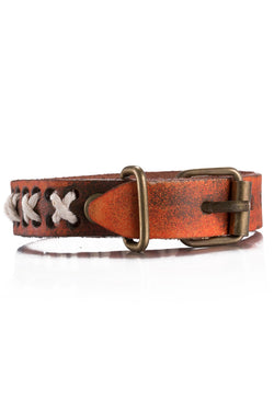 Orange Corded X Bracelet thumbnail 3