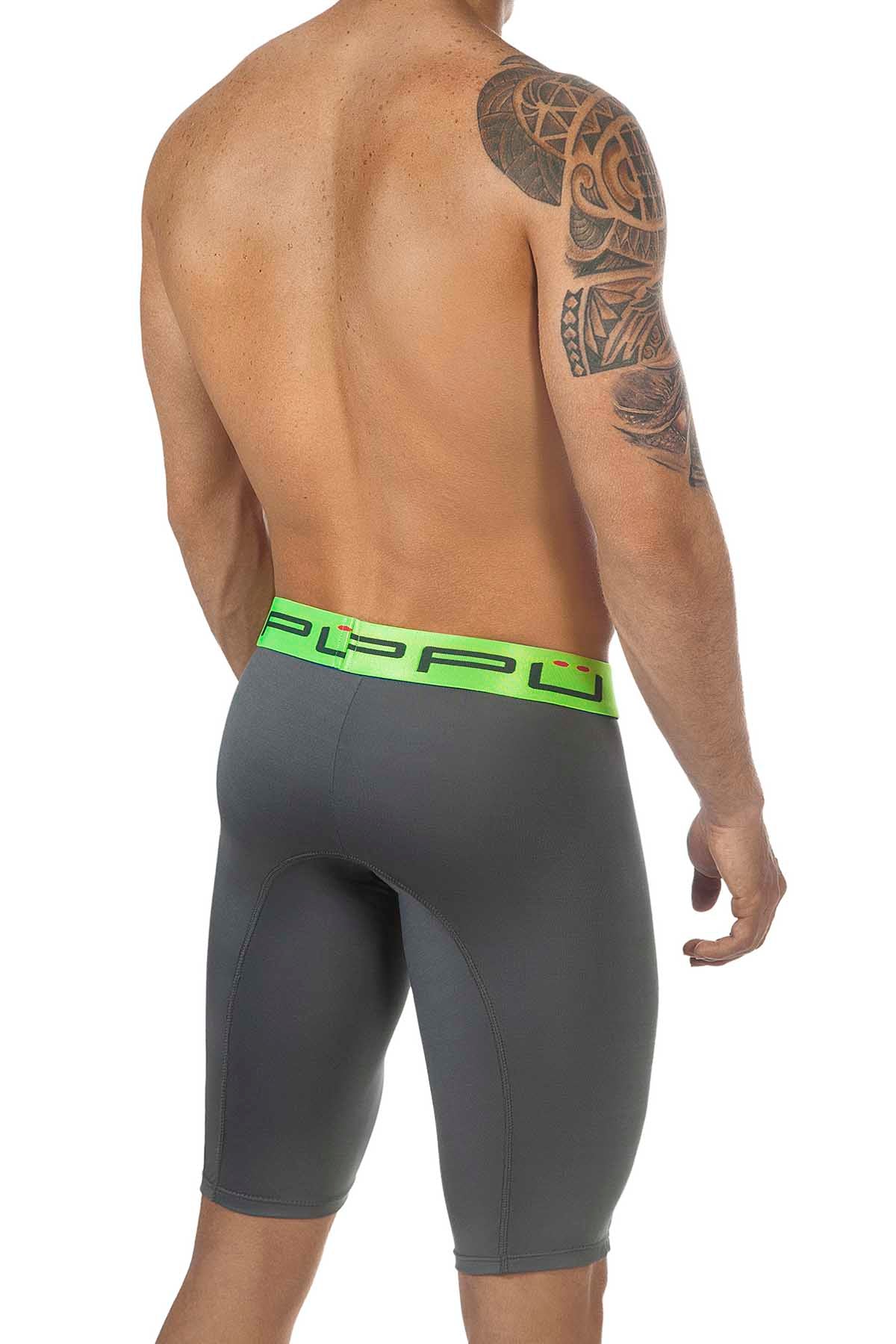 PPÜ Dark-Gray Long Boxer Brief