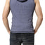 Jocko Denim Blue Sleeveless Lounge Hoodie