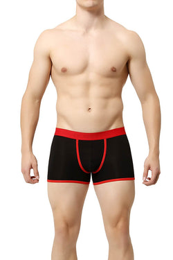 Doreanse Black & Red Contrast Boxer Brief thumbnail 1