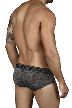 Clever Black Mottled Latin Brief thumbnail 2