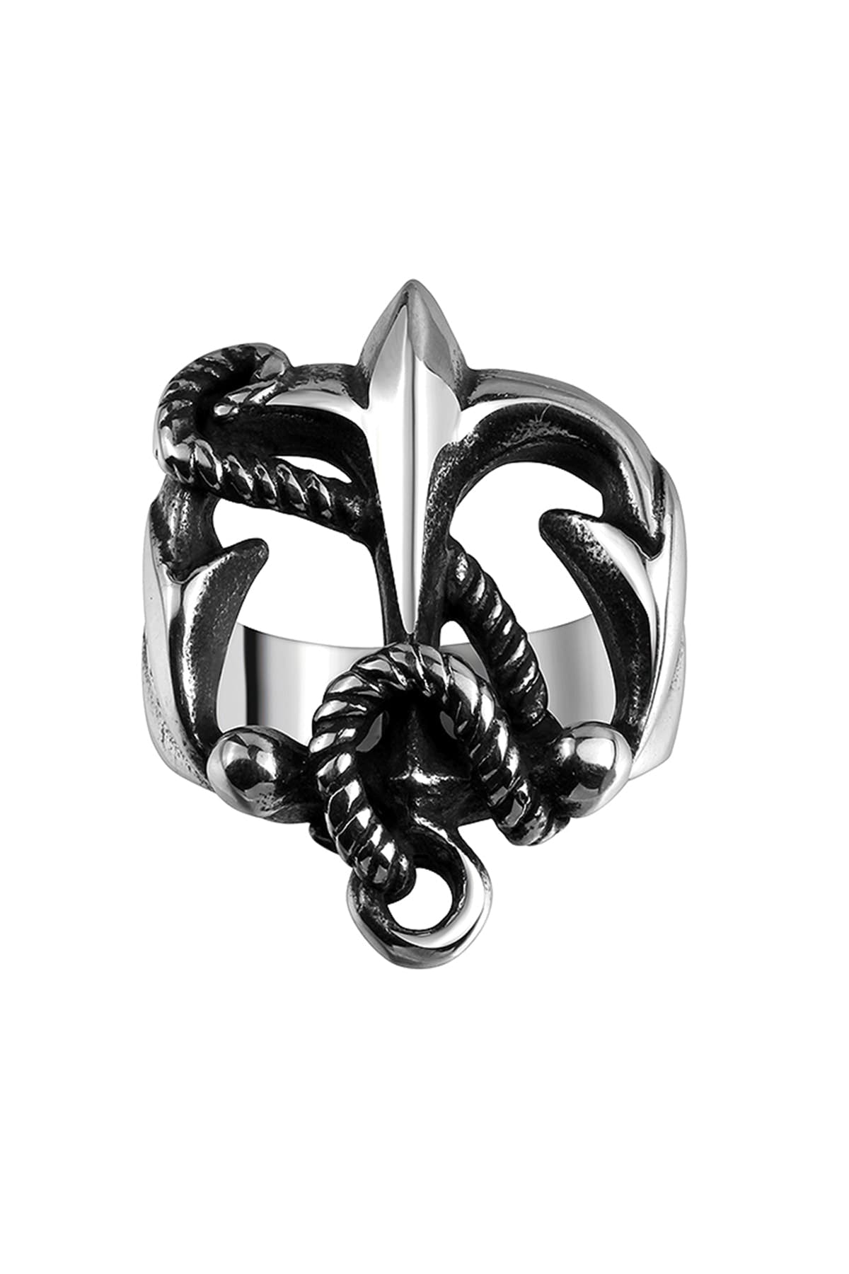 Gomaya Anchor Stainless Steel Ring