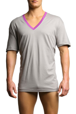 C-IN2 Winter Wheat Color Pop V-Neck thumbnail 2