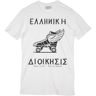 Rxmance White Rolling Crew Tee
