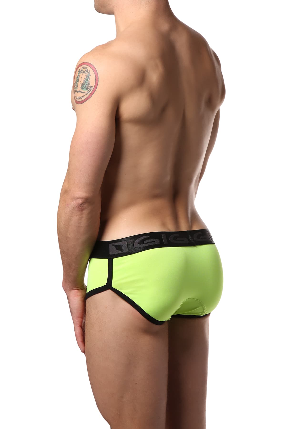 Gigo Yellow Pattern Brief