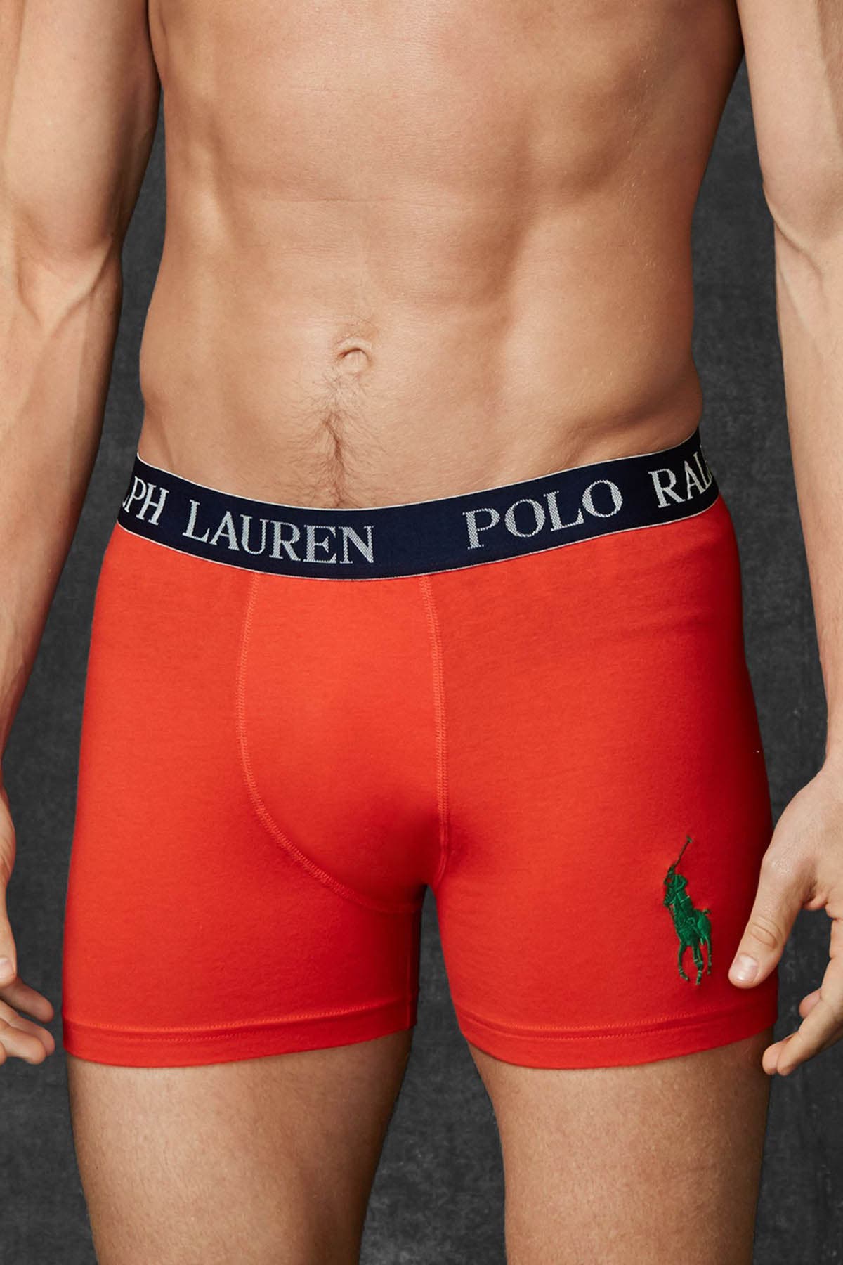 Polo Ralph Lauren Bright-Poppy Stretch-Jersey Boxer Brief