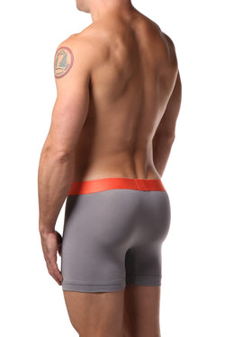 2(X)IST Grey & Orange Electric Cotton Stretch Boxer Brief thumbnail 2