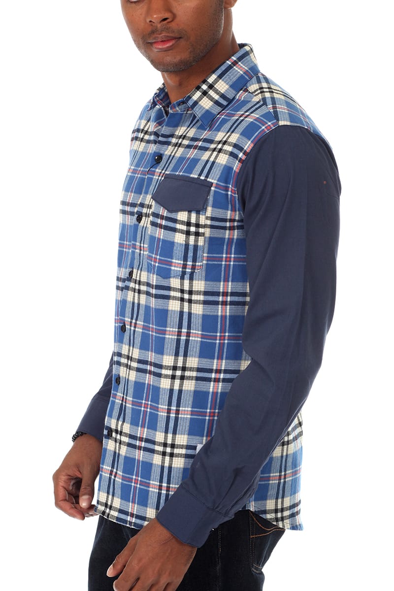 Something Strong Blue Something Wild Button-Up